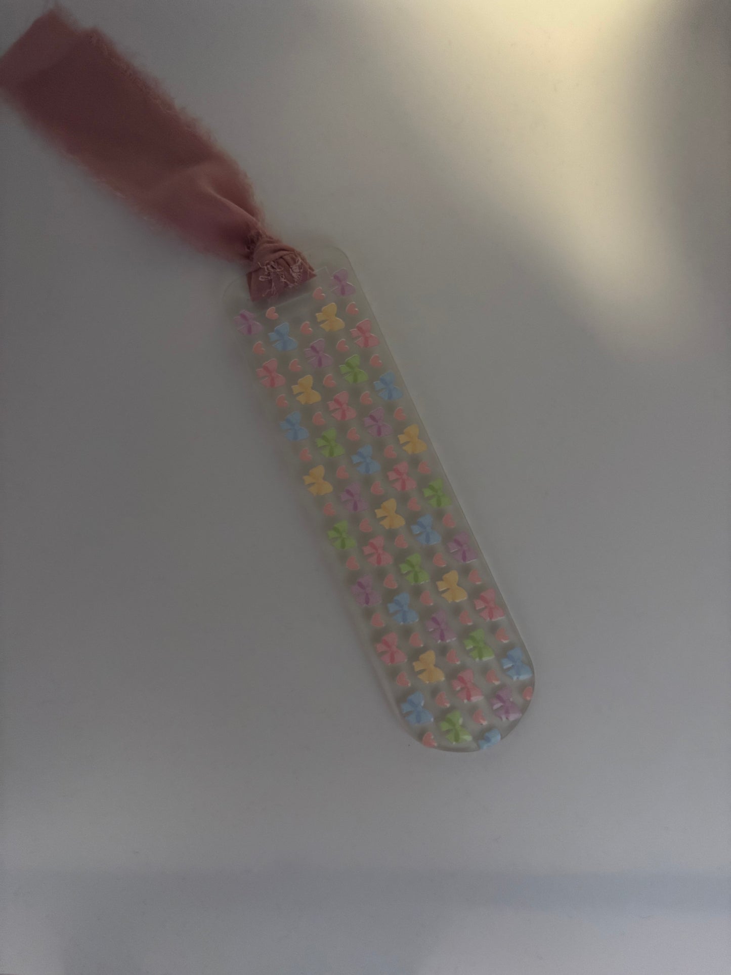 Pens, bookmarks and focal keychains
