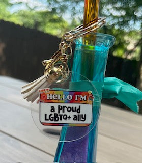 LGBTQ Ally keychain